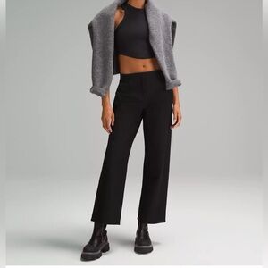 Lululemon Utilitech Relaxed Mid-Rise Trouser 7/8 Length Black Size 8